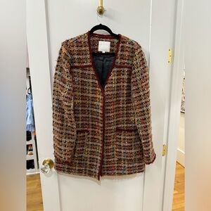Anthropologie tweed jacket